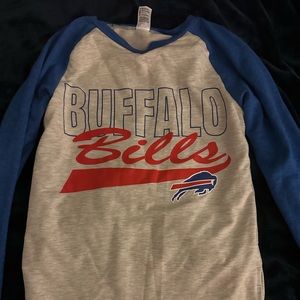Buffalo Bills Women’s 3/4 Baseball style Tee